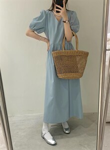 简约大气连衣裙图片