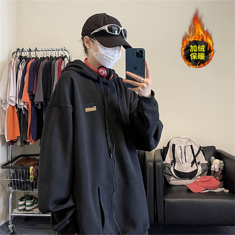 重磅华棉复合连帽卫衣加绒加厚WJ4348-特P47/常规W4275-特P42,男装卫衣,电商A007