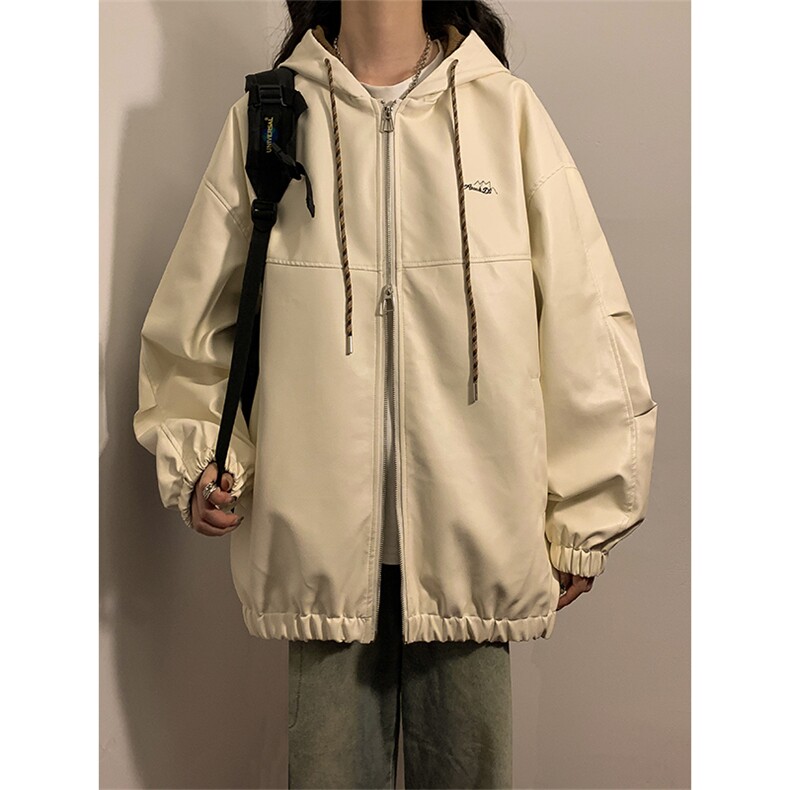 春秋季皮衣外套男女同款新款美式夹克XZ102B-1-JK2535P85，男装夹克，星座102B-1