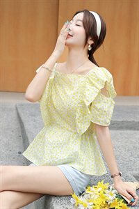 方领衬衫女夏季2021年新款法式小众图片