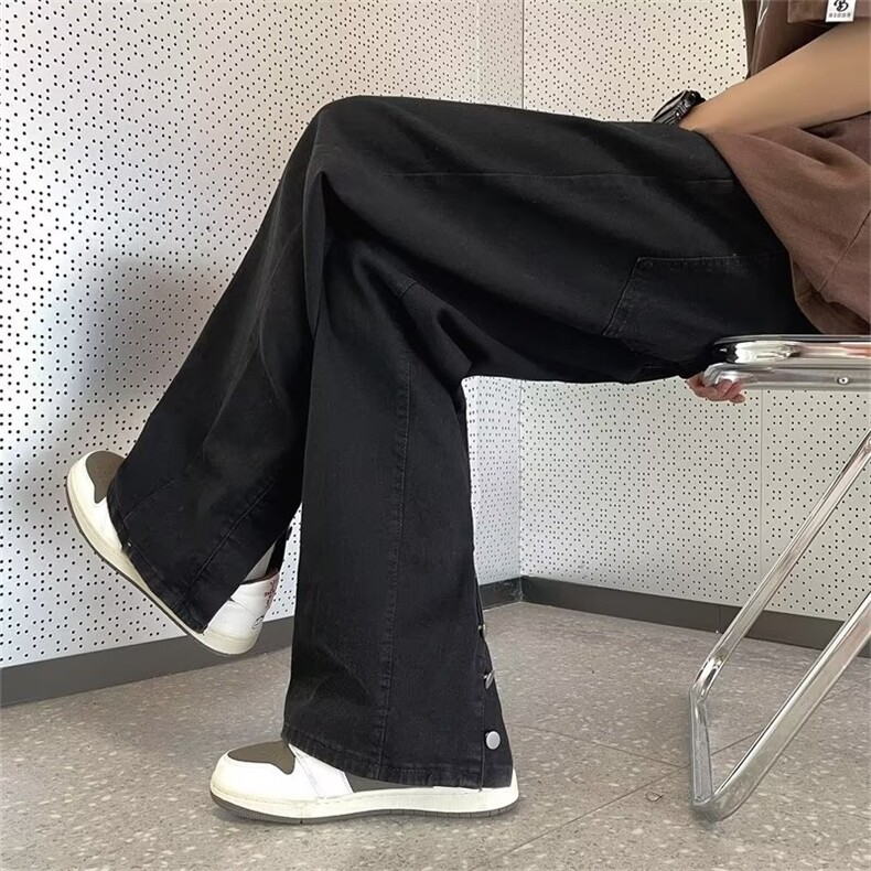 2023美式高街拉链四合扣小众牛仔裤NZ101-P45,男装牛仔裤,星座1109-3