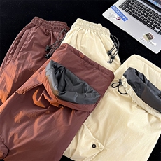 8XL-M三防登山工装羽绒裤男90白鸭绒冲锋裤子男YRK2001P118控158，男装休闲裤，电商D206-1