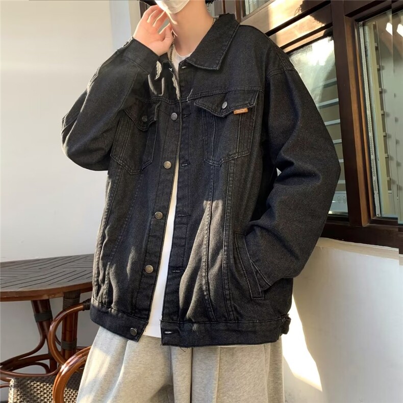 春季新款美式男外套夹克牛仔外套JW05P60,男装夹克,星座1116-2