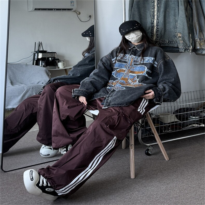 2024新款男士贴布刺绣牛仔夹克外套水洗破坏长袖衬衫秋JK1111-P88图片