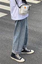 910A-N3312秋装基础款纯色牛仔裤韩版宽松休闲情侣长裤男，男装牛仔裤，星座910A