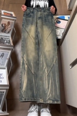 美式扎染牛仔裤男A25-P40，男装牛仔裤，电商D312-1