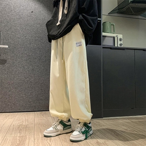 2025男士服装宽松束脚运动休闲裤灯芯绒卫裤新款DM183-P40图片