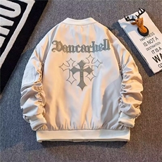 美式字母刺绣夹克男春秋款学生休闲棒球服潮牌防风外套JK79/P50，男装夹克，星座506B