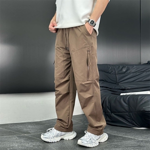 抖音数据款工装裤男宽松运动休闲裤 大口袋男长裤A329-K8703-P60图片