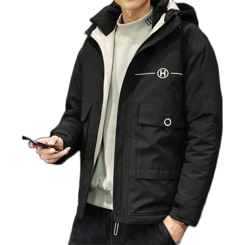 男士休闲连帽加厚保暖棉衣外套棉服棉袄冬季防寒开衫男装M999,男装棉衣,电商B226-2（原B217-2）