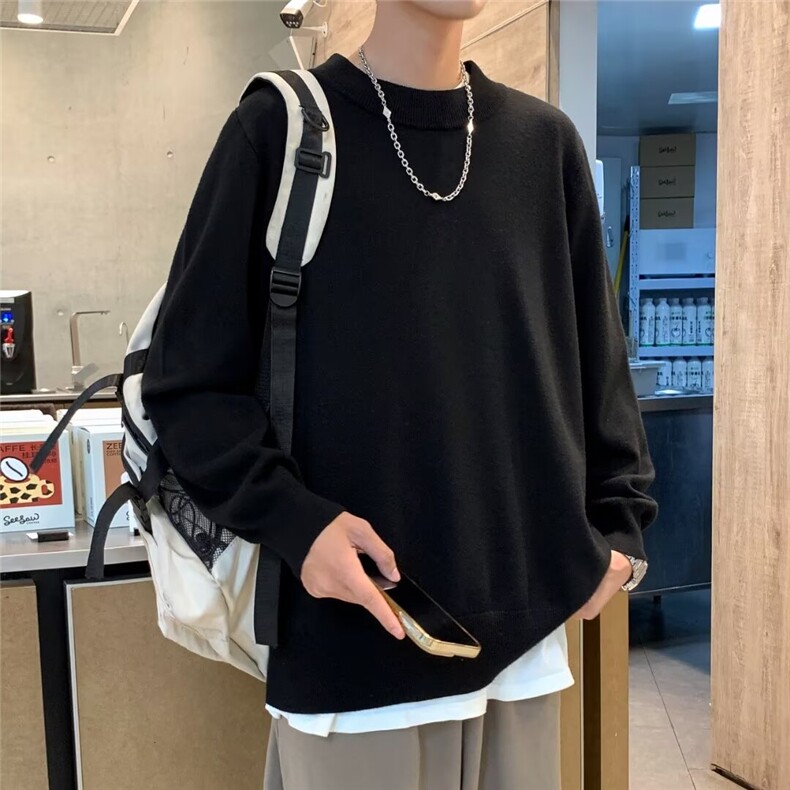 韩系长袖卫衣男士秋冬季2024复古时尚青少年长袖圆领外套MB01,女装短外套,星座1116A-1（原606A）