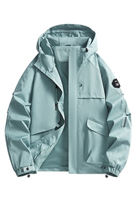春秋户外冲锋衣男女同款防风防水连帽工装外套登山服夹克2481-P75图片