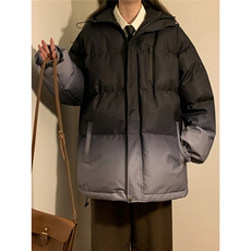 中性风黄灯防水渐变色冲锋衣棉衣女聚酯纤维MY77095P120控168，男装夹克，星座227-7