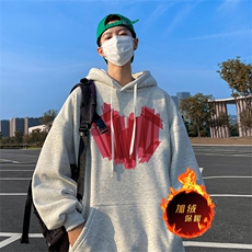 500克重磅秋冬美式加绒加厚卫衣外套DL1605常规特P35加绒特40，男装卫衣，电商A486