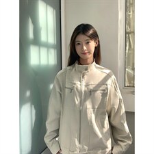 26春装高品质老钱风立领夹克外套男女美式潮牌拉链工装风宽松上衣，男装夹克，电商A486