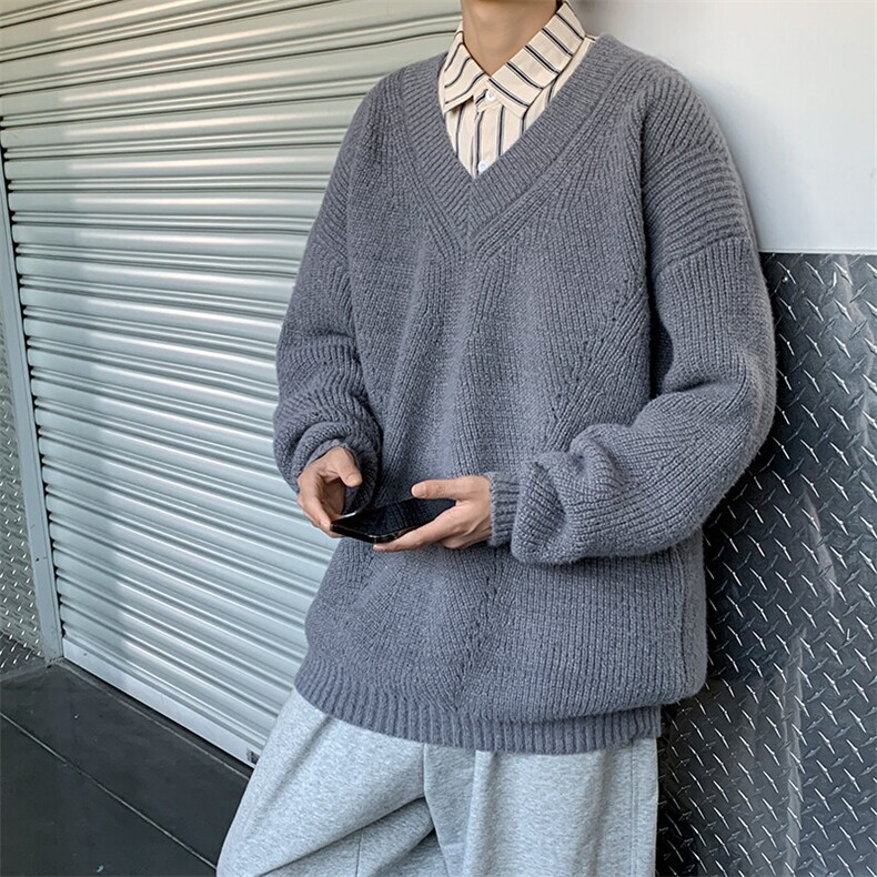 秋冬新款毛衣男休闲韩版宽松高级套头长袖上衣针织衫MY07358-P45,男装针织衫/毛衣,星座308B-1
