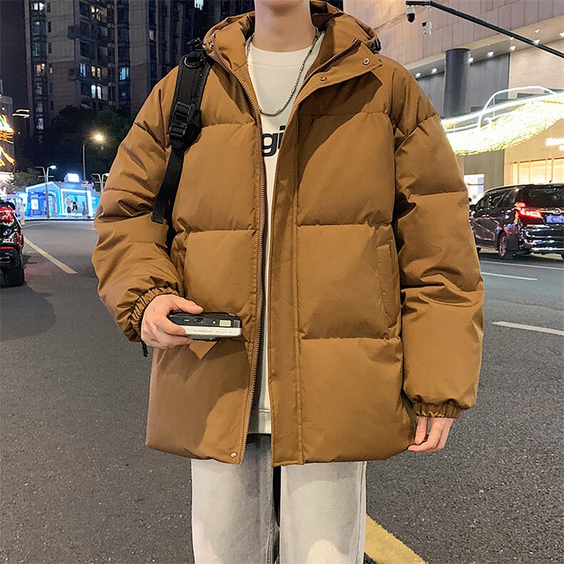 棉衣男冬季加厚连帽工装棉服潮牌男士大码外套MY607-P60,男装棉衣,星座310B-1