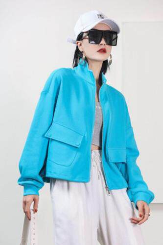 双面针织休闲外套，女装，佳伶百色