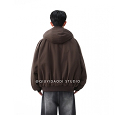 杭州货网图双面穿帆布水洗情侣座山雕棉服M2677-P95，男装棉衣，星座1213