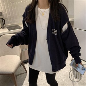 断袖针织开衫图片