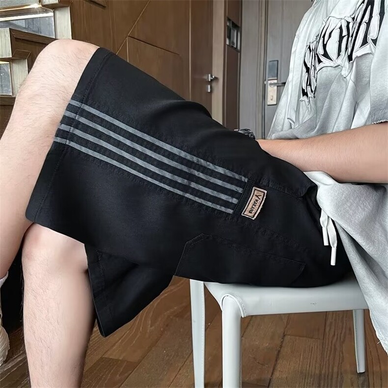 休闲短裤男士韩版潮流痞子帅气2024夏季ins宽松五分裤K5557-P29,男装牛仔裤,星座412-3