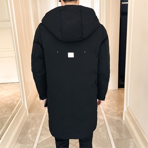 中长款冬季外套2020棉衣男韩版潮流保暖连帽衣服 C301-MY03-P178图片