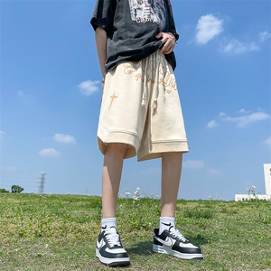 抖音品质260克重磅发泡纯棉短裤XDK235-P45-控68图片