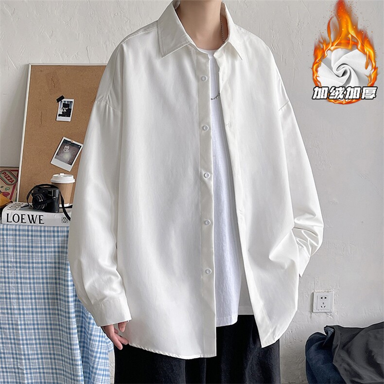 2025HC21342加绒港风内景大码简约加绒衬衫M-5XHC24970-特P30，男装衬衫，电商A022