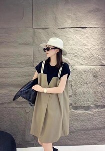 夏季新款背带连衣裙图片