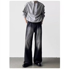 有货。牛仔裤男女韩版潮流直筒长裤RK3418-P47，男装牛仔裤，星座412-3