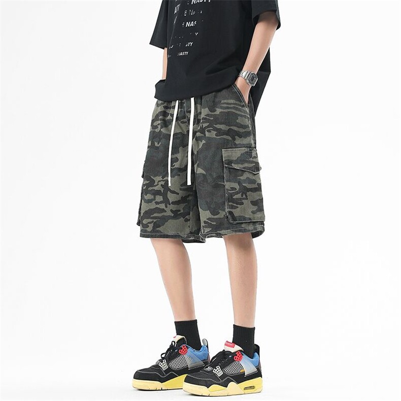 2025夏季新款迷彩工装短裤时尚百搭五分裤M-3XL-2530-特P43,男装牛仔裤,星座417-1（原电商B245）