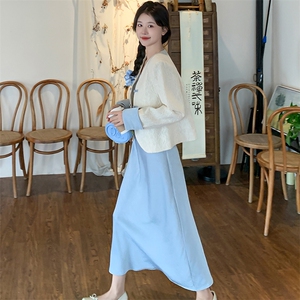 【现货爆】早秋新中式风西装吊带裙两件套2C081-8063P170K238图片