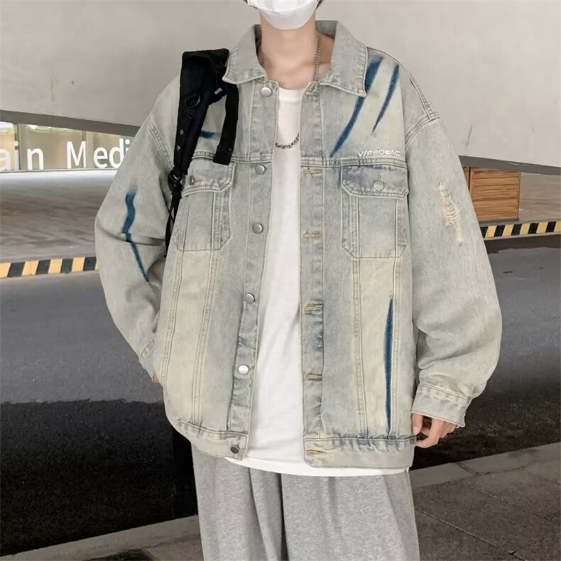 秋季青春流行男夹克文艺潮外套J2077P70,男装夹克,星座1116-2