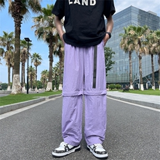 新款牛仔裤子ins潮流百搭高腰显瘦宽松直筒阔腿休闲长裤，男装休闲裤，星座716-2