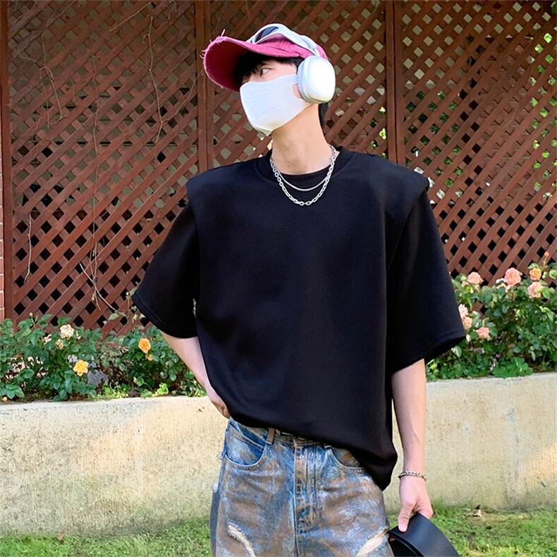 特P35无差价新款夏季新款百搭潮流短袖T恤-HT10180港风,男装T恤,电商A003