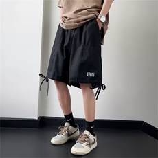 美式街头短裤男夏季凉感宽松百搭运动五分裤休闲裤子潮K3735-P29，男装休闲裤，星座412-3