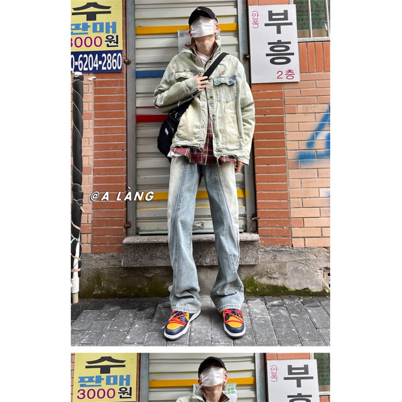 1506-1/KT88521/P47港风潮男夏季新款个性字母牛仔裤嘻哈is潮高街,男装牛仔裤,星座1506-1