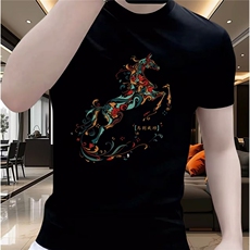 1506A/GC13690/P26新款短袖t恤男夏季韩版潮流简约半袖上衣港风，男装T恤，星座1506A