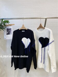 新款韩版爱心针织毛衣 现货,女装针织衫/毛衣,G