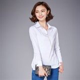 时尚百搭长袖衬衫女秋季新款韩版修身显瘦气质上衣打底衫，女装针织衫/毛衣，安之芮娜