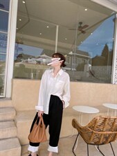 简约系衬衫，女装衬衫，驿谷