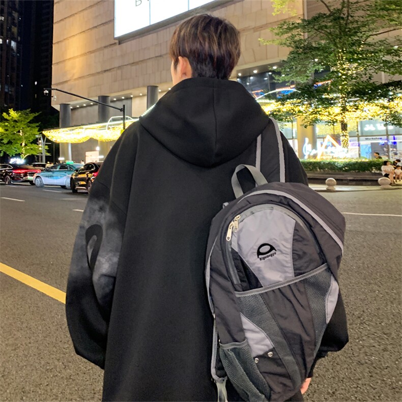 2025秋季新款港风外景没打菠萝格印花卫衣M-5XHW24711-特P50,男装卫衣,电商A022