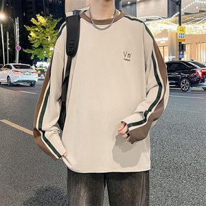 春秋oversize撞色拼卫衣男友风青少年内搭打底衫WY0325-P38图片