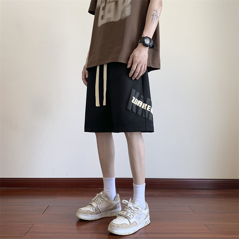 星座212A-DK44-特批30控58夏季高品质直播珠地网眼印花短裤男,男装牛仔裤,星座212A（原A324）