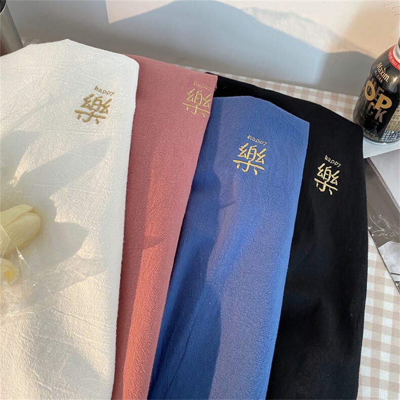 夏季棉麻短袖T恤宽松大码亚麻潮ins半袖刺绣短teeTX07P20,男装T恤,星座417-3