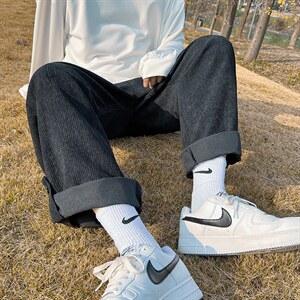 春装2022电商基地新款港风直筒灯芯绒休闲裤DM92-P40，男装休闲裤，电商D321-1