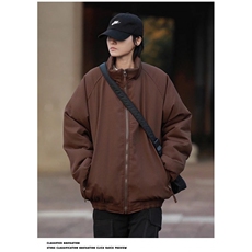 加绒加厚冬男立领棉衣灯芯绒保暖棉袄面包服外套MY9050P75，男装棉衣，星座1013-1
