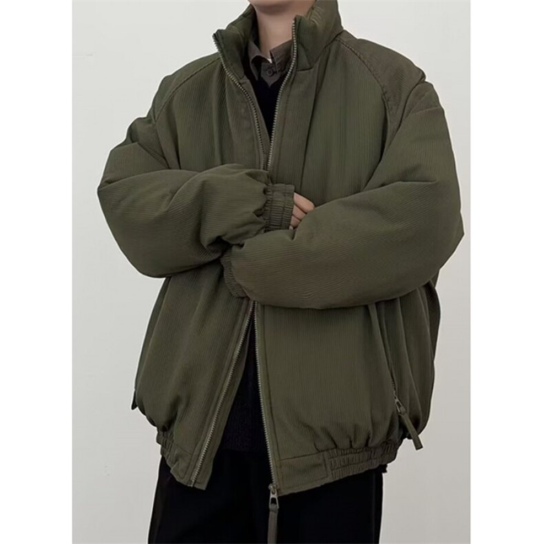 美式复古加厚保暖立领工装棉服男女冬季情侣保暖棉衣MJ56,男装棉衣,星座1116A（原606A-3）