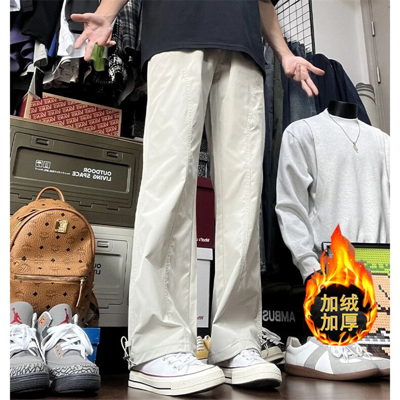 软壳冲锋裤男防风防水弯刀工装裤子加绒美式户外登山裤 K771图片