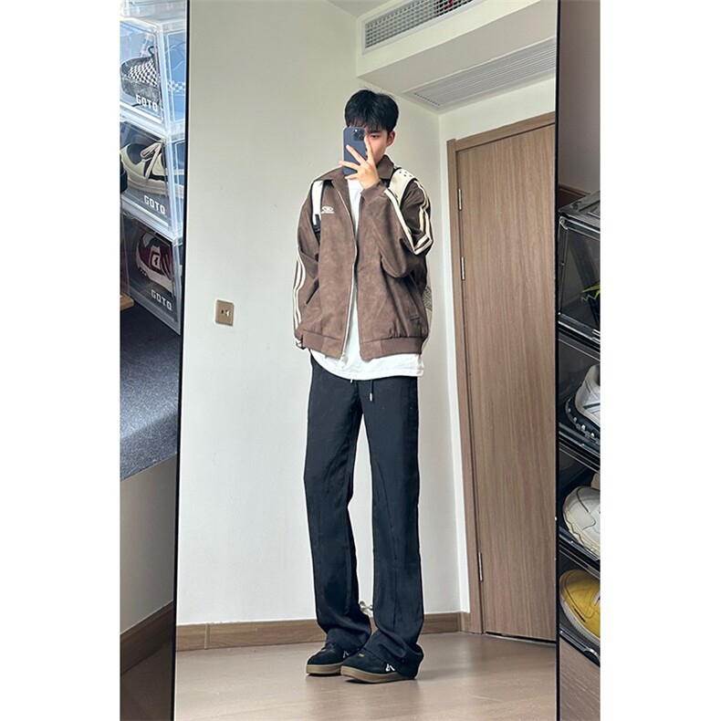 特批35夏季宽松休闲时尚简约款男裤涤纶,男装休闲裤,电商基地A086
